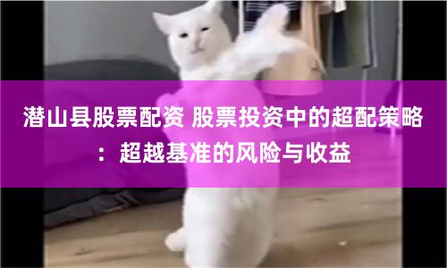 潜山县股票配资 股票投资中的超配策略：超越基准的风险与收益